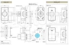 画像2: Clavis F22 RM-1B AT【クラビス】面付補助錠 エアタイト扉用 納期3~5週間 メーカー手配品 (2)