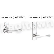 画像4: MIWA 【美和ロック】 ZLK95202 交換 取替え  屋内/室内専用 LeverHandles952 レバーハンドル 長座 空錠 間仕切錠 表示錠 (4)