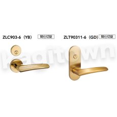 画像3: MIWA 【美和ロック】 ZLT903/ZLK903 交換 取替え  屋内/室内専用 LeverHandles903 レバーハンドル 長座 空錠 間仕切錠 表示錠 (3)