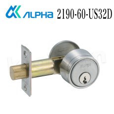 画像1: ALPHA 【アルファ】 チューブラー本締錠 [2190-60-US32D] 2190シリーズ 交換 取付 (1)