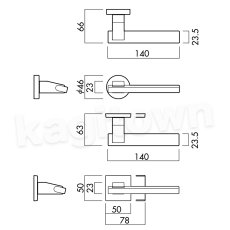 画像2: 川口技研【GIKEN】レバーハンドルセット [83N-1SQJ-Cr]取付 交換 (2)