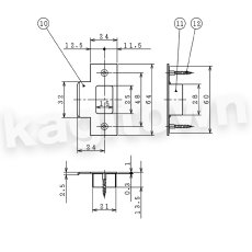画像8: 川口技研【GIKEN】TKレバー [DT1-5M]シリンダー錠 取付 交換 (8)