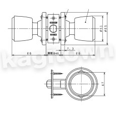 画像3: 川口技研【GIKEN】ハイスシリーズ [DC-1]ハイス空錠 取付 交換 (3)