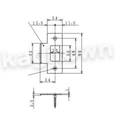 画像6: 川口技研【GIKEN】ホームシリーズ [DA-1]ホーム空錠 両ノブ 取付 交換 (6)