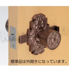画像2: 川口技研【GIKEN】宮殿シリーズ [宮殿1号ラッチ錠]ラッチ錠 両ノブ 取付 交換 (2)