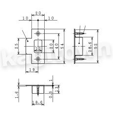 画像7: 川口技研【GIKEN】ホームレバーシリーズ [HL-2N/HL-2CB]戸襖錠 レバー 取付 交換 (7)