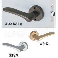 画像2: 川口技研【GIKEN】Jレバーシリーズ(20番) [JL-20-1M]丸座空錠 レバー 取付 交換 (2)