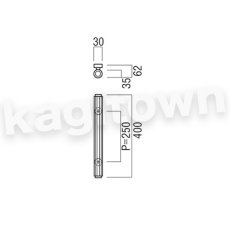 画像2: UNION【ユニオン】G580-26-045-L400[ドアハンドル] 押し棒（内外）取付 交換 (2)