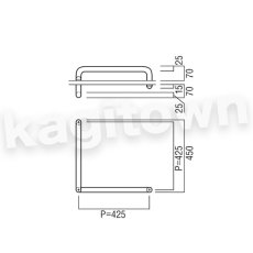 画像2: UNION【ユニオン】G5666-01-001-H450-W[ドアハンドル] 押し棒（内外）取付 交換 (2)