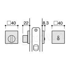 画像2: KAWAJUN【カワジュン】LJ表示器2Dセット[KLJ-2D-C] LJケースロック専用 取付 交換 (2)
