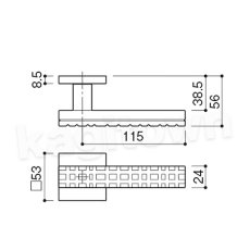画像5: KAWAJUN【カワジュン】1-Y5T-8Q4Q-LJ-2[レバーハンドル Y5]河淳 取付 交換 (5)