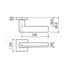 画像4: KAWAJUN【カワジュン】1-TET-CN-LJ-2[レバーハンドル TE]河淳 取付 交換 新築 リフォーム DIY (4)