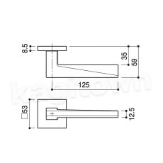 画像4: KAWAJUN【カワジュン】1-T3T-C-LJ-2[レバーハンドル T3]河淳 取付 交換 新築 リフォーム DIY (4)