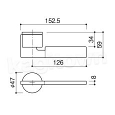 画像4: KAWAJUN【カワジュン】1-M9C-C-LJ[レバーハンドル M9]河淳 取付 交換 新築 リフォーム DYI (4)