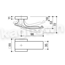 画像3: KAWAJUN【カワジュン】プッシュプル R5[河淳] 取付 交換 リフォーム DYI (3)