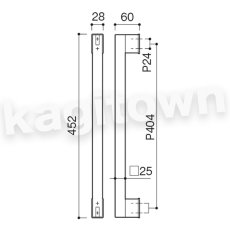 画像2: KAWAJUN【カワジュン】KH-70-XP2[手すり]河淳 取付 交換 リフォーム DYI (2)