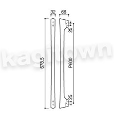 画像3: KAWAJUN【カワジュン】KH-50-SC[手すり KH-50]河淳 取付 交換 リフォーム DYI (3)