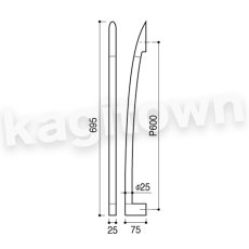 画像4: KAWAJUN【カワジュン】KH-30-TC[手すり KH-30]河淳 取付 交換 リフォーム DYI (4)