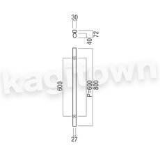 画像2: UNION【ユニオン】G5955-01-024-L800[ドアハンドル] 押し棒（内外）取付 交換 (2)
