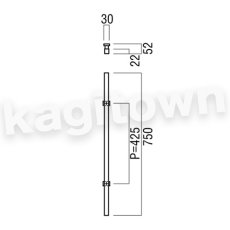 画像2: UNION【ユニオン】G666-26-047[ドアハンドル] 押し棒（内外）取付 交換 DIY (2)