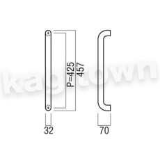 画像2: UNION【ユニオン】G7056-01-023-L457[ドアハンドル] 押し棒（内外）取付 交換 DIY (2)