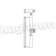 画像2: UNION【ユニオン】G7053-01-001-L600[ドアハンドル] 押し棒（内外）取付 交換 DIY (2)