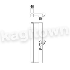 画像2: UNION【ユニオン】G685-01-001-L748[ドアハンドル] 押し棒（内外）取付 交換 DIY (2)