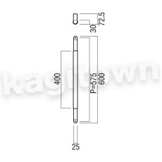 画像2: UNION【ユニオン】G7058-54-077[ドアハンドル] 押し棒（内外）取付 交換 DIY (2)
