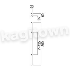 画像2: UNION【ユニオン】G720-01-023[ドアハンドル] 押し棒（内外）取付 交換 DIY (2)