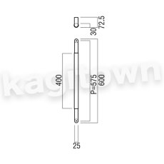 画像2: UNION【ユニオン】G7058-54-102[ドアハンドル] 押し棒（内外）取付 交換 DIY (2)