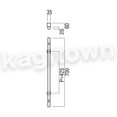 画像2: UNION【ユニオン】G721-26-038[ドアハンドル] 押し棒（内外）取付 交換 DIY (2)