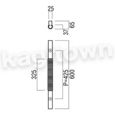 画像2: UNION【ユニオン】G7280-01-001[ドアハンドル] 押し棒（内外）取付 交換 DIY (2)