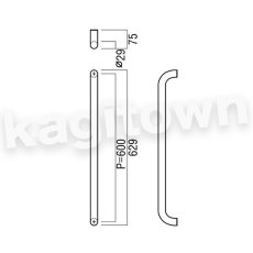 画像2: UNION【ユニオン】H1161-83-691[ドアハンドル] 押し棒（内外）取付 交換 DIY (2)