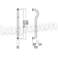 画像2: UNION【ユニオン】H2104-83-153[ドアハンドル] 押し棒（内外）取付 交換 DIY (2)
