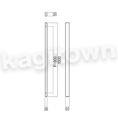 画像2: UNION【ユニオン】H2626-10-130-L1000[ドアハンドル] 押し棒（内外）取付 交換 DIY (2)