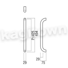 画像2: UNION【ユニオン】H2651-01-693[ドアハンドル] 押し棒（内外）取付 交換 DIY (2)