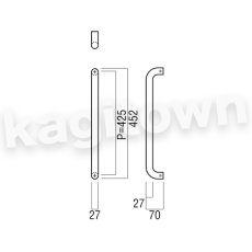 画像2: UNION【ユニオン】H2650-01-060-L452[ドアハンドル] 押し棒（内外）取付 交換 DIY (2)