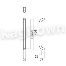 画像2: UNION【ユニオン】H2651-01-695[ドアハンドル] 押し棒（内外）取付 交換 DIY (2)