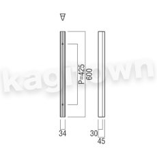 画像2: UNION【ユニオン】H2860-10-850-L600[ドアハンドル] 押し棒（内外）取付 交換 DIY (2)