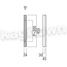 画像2: UNION【ユニオン】H2860-10-850-L450[ドアハンドル] 押し棒（内外）取付 交換 DIY (2)
