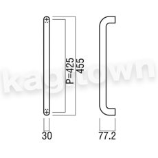 画像2: UNION【ユニオン】H500-57-076[ドアハンドル] 押し棒（内外）取付 交換 DIY (2)