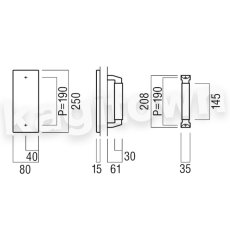 画像2: UNION【ユニオン】H7262-01-698[ドアハンドル] 押し棒（内外）取付 交換 DIY (2)