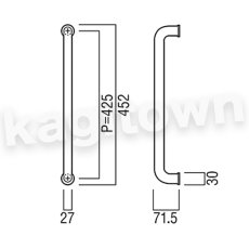 画像2: UNION【ユニオン】H5601-01-089-L452[ドアハンドル] 押し棒（内外）取付 交換 DIY (2)
