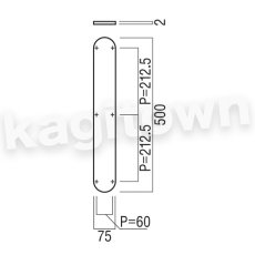 画像2: UNION【ユニオン】SP12-01-001-L500[ドアハンドル] 押し棒（内外）取付 交換 DIY (2)