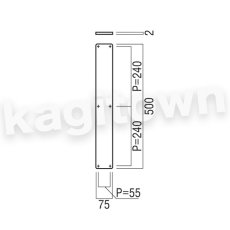 画像2: UNION【ユニオン】SP10-01-001-L500[ドアハンドル] 押し棒（内外）取付 交換 DIY (2)