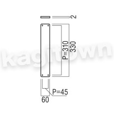 画像2: UNION【ユニオン】SP10-01-001-L330[ドアハンドル] 押し棒（内外）取付 交換 DIY (2)