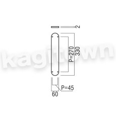 画像2: UNION【ユニオン】SP12-01-023-L330[ドアハンドル] 押し棒（内外）取付 交換 DIY (2)