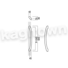 画像2: UNION【ユニオン】T11100-35-050[ドアハンドル] 押し棒（内外）取付 交換 DIY (2)