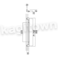 画像2: UNION【ユニオン】T11000-19-991-L800[ドアハンドル] 押し棒（内外）取付 交換 DIY (2)