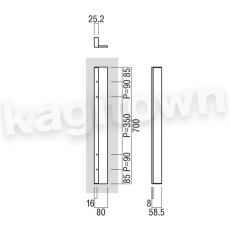 画像2: UNION【ユニオン】T1118-26-131-L700[ドアハンドル] 押し棒（内外）取付 交換 DIY (2)